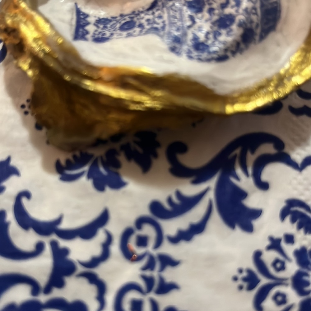 ⚠️ 5/25$ Chinoiserie vase decor oyster shell - Picture 3 of 4